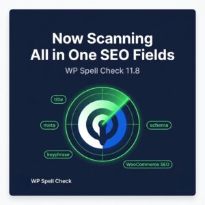 all in one seo enhanced integration with wp spell check