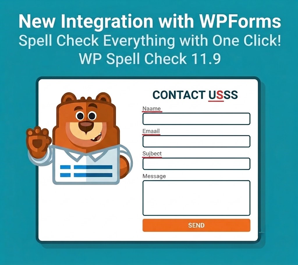 WPForms Integration with WP Spell Check